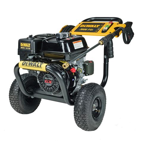 Dewalt 3600 psi pressure washer manual. DEWALT DEWALT DXPW4035 4000 PSI at 3.5 GPM HONDA Cold Water Professional Gas Pressure Washer . Use the DEWALT 3,800 psi 3.5 GPM Gas Pressure Washer to help you successfully complete tough cleaning tasks. The pressure washer features a triplex pump and a 269cc Honda GX270 engine to drive its powerful operation. 