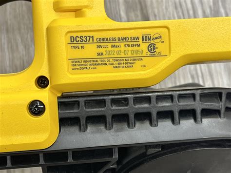 Dewalt Cordless Band Saw Review Model DCS371