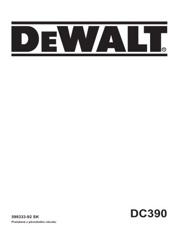 Dewalt Dc390 Manual