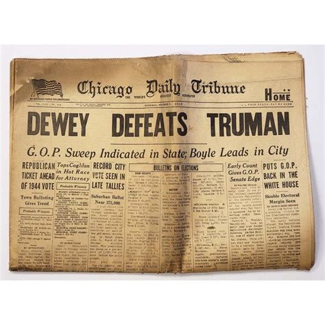 Dewey Defeats Truman Newspaper For Sale - loriferber.com