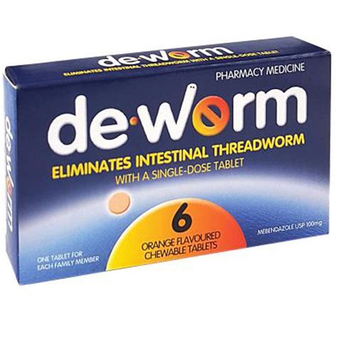Dewormer for humans. Online and store prices may vary. Earn $7 rewards on $20+ on select Walgreens, Nice! & more. Extra 15% off $35+ or extra 20% off $50+ with codes HEALTH15 & HEALTH20. 