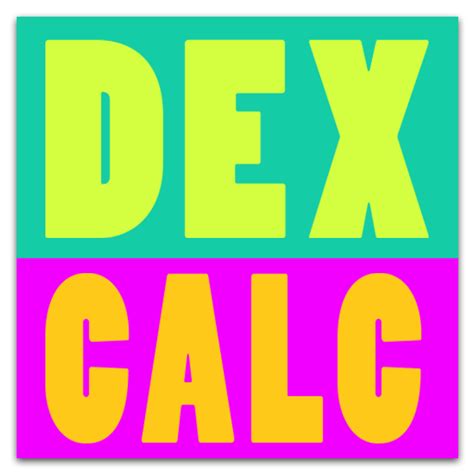 Dexcalc. Things To Know About Dexcalc. 