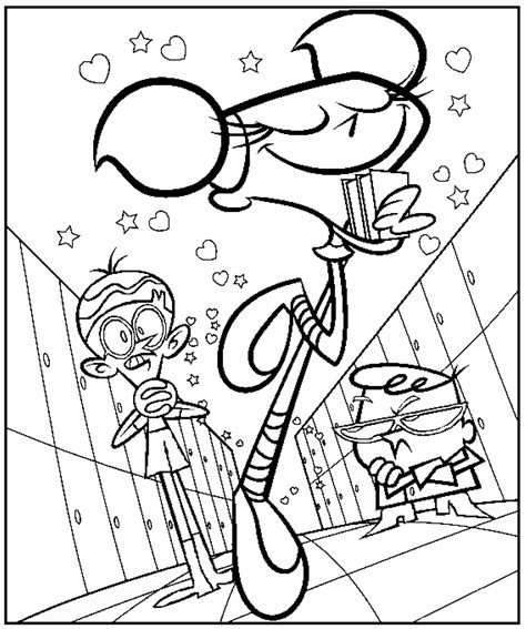 Dexters Laboratory Coloring Pages
