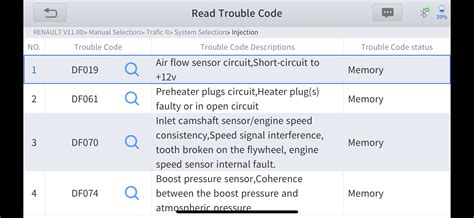 Df074 renault trafic.  Fault code DF074 on a Renault Trafic typically indi...