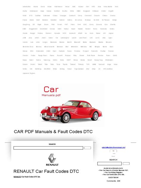 Df208 renault fault code.  The document provides a list of Renault vehicl...