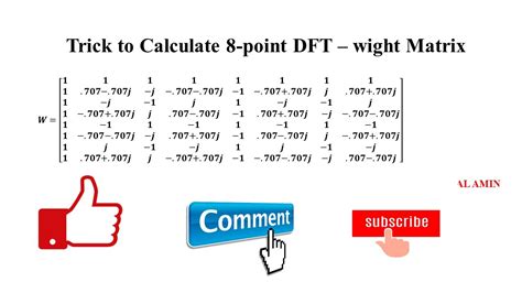 Dft matrix calculator.  By changing sample data you can play with different s...
