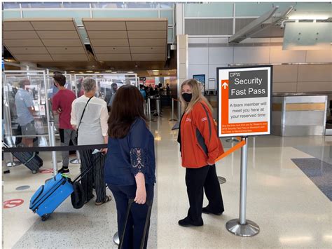 Dfw airport security. Safety and security is important to us and we are here to help you with any questions, comments or issues. Email Call +1-972-973-5100. Welcome to DFW International Airport. View flight information, security wait times, parking, shopping & dining options and more. 