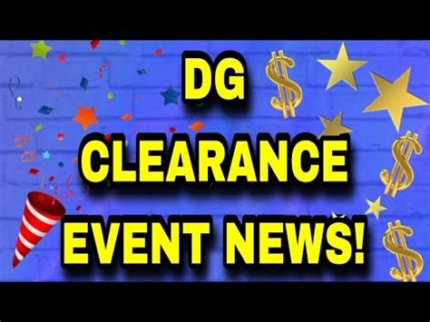 Dg clearance event. **DOLLAR GENERAL VISUALS** CLEARANCE EVENT🥳 MAY 12,13,14, #dollargeneral #dgclearance #dg - YouTube. Sherry In The Ozarks. 235 subscribers. 42. 725 views 10 … 