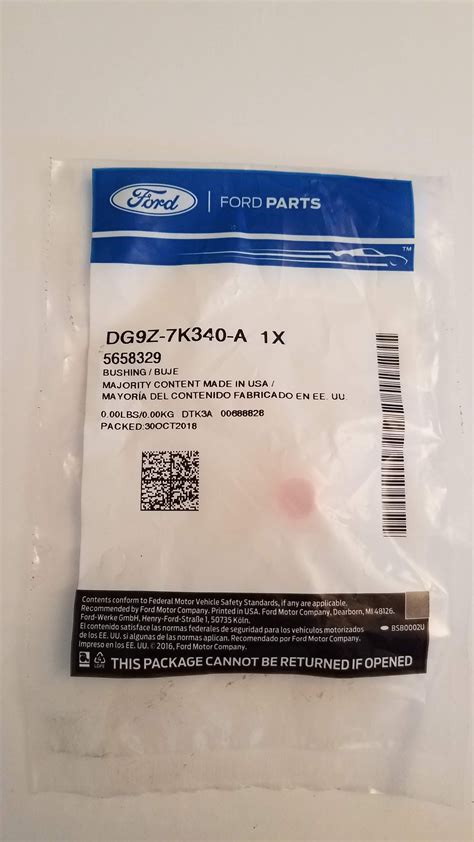 DG9Z-7K340-A Shifter Cable Bushing 1 1 Dealers will be n