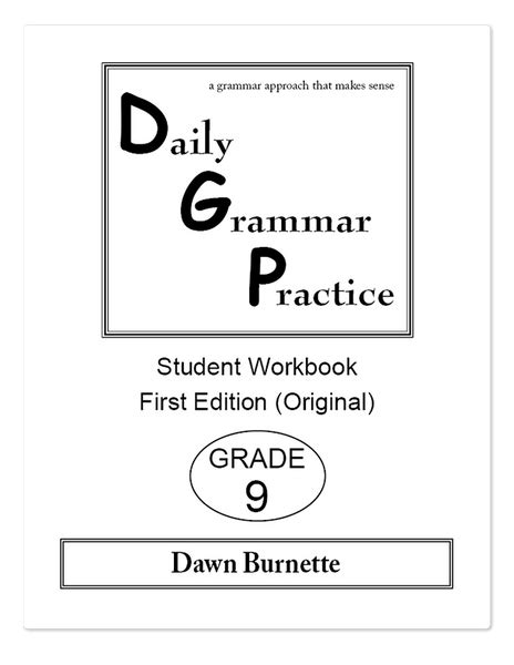 Dgp grade 9 daily grammar practice answers. - Regionale ausbildungsplatzproblem und der stellenwert ausbildungsplatzbezogener fördermassnahmen.