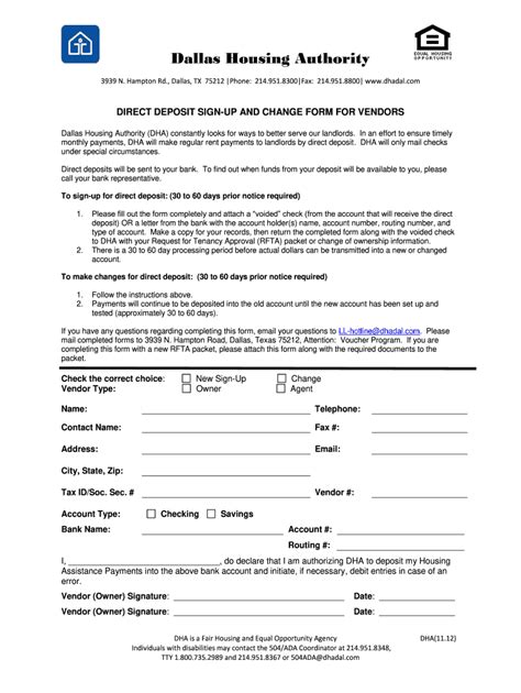 The form conveys the owner name and taxpayer identification number on file. The W-9 is needed by DHA to set up a landlord account in its system. Accurate information is needed from the landlord. DHA will send the owner a 1099 form at year-end reflecting the total housing assistance paid to the landlord for tax purposes.. 