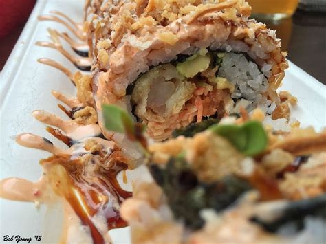 Dharma sushi. Apocalypse Roll at Dharma Sushi & Thai "This place is a quick and no frills spot with handful of menu items. You order and pay on a monitor by choosing your options and grab your food when your name is called. The apocalypse roll was… 