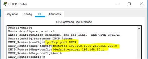 Dhcp Commands Cisco