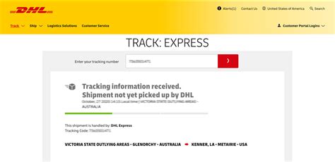 Dhl Global Mail Tracking Track A Shipment View Shipment