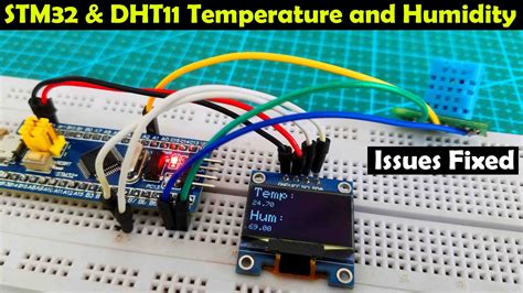 Dht11 sensor library for stm32.  Driver library for the DHT11 temperature sensor fo...