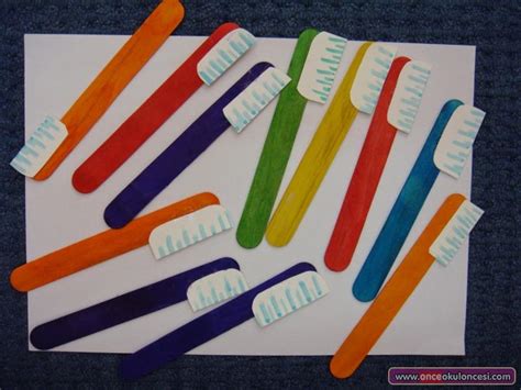 Diş fırçası etkinlikleri okul öncesi