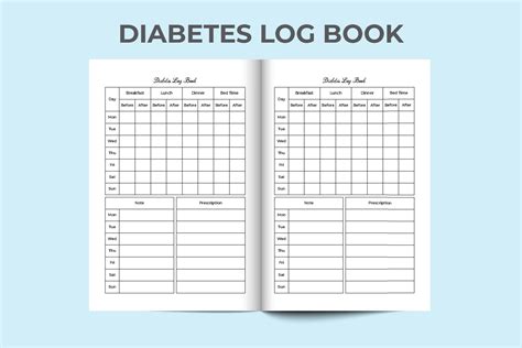 Diabetes Monitoring Log Book