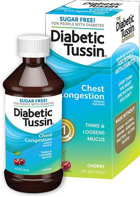 Diabetic Tussin Chest Congestion Relief - 4 Fl oz