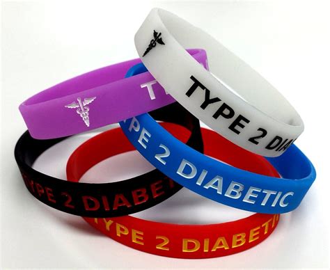 Diabetic Wristbands Diabetic Bracelets Diabetes Medical Bracelet