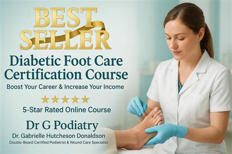 Diabetic foot care certification.  They include a demonstration video of a comp...
