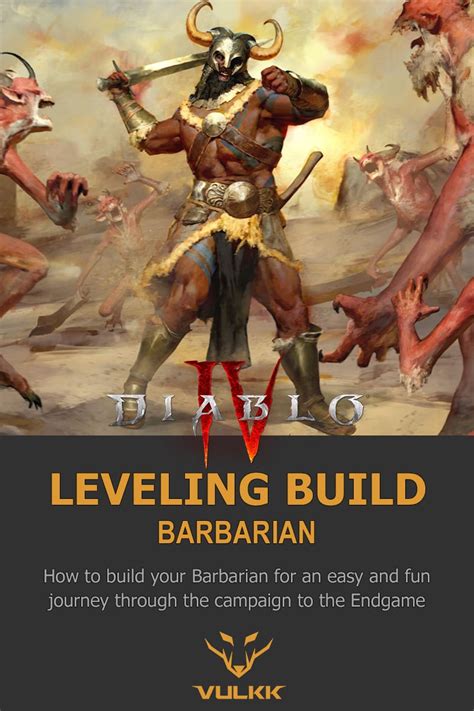 Diablo 4 Barbarian Leveling Build Guide