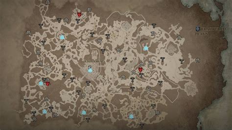 Diablo 4 Printable Map