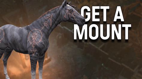 Diablo 4 how to get mount. That will also include your choice of mount, a customizable horse that your character can ride around Sanctuary in. How do you get a mount in Diablo 4? That’s what we’re here to tell you. How to obtain a mount in Diablo 4. A horse for your character to mount will be pretty simple to obtain once you complete the required steps. 