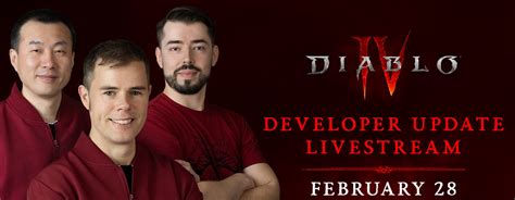 Diablo IV February 28 Developer Update Live Stream Summary