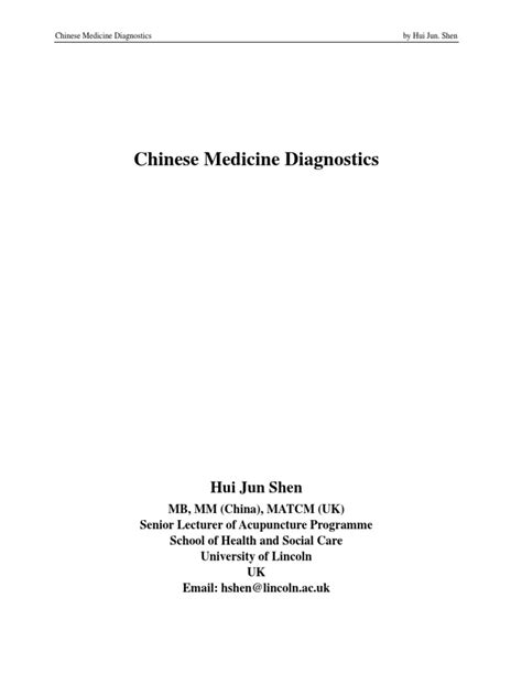 Diagnostico Chines Ingles