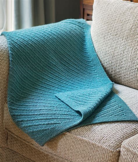 Diagonal Blanket Knitting Patterns In the Loop Knitting