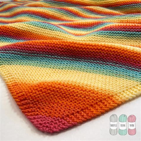 Diagonal Knitted Blanket with FREE Pattern! YarnHookNeedles