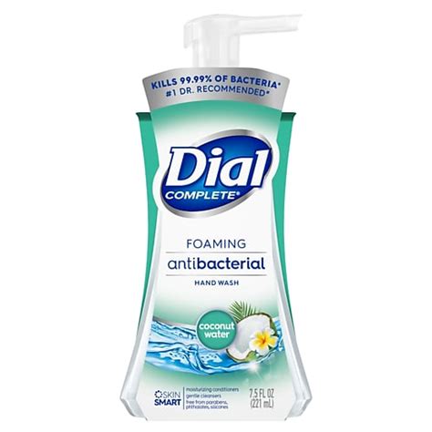 Dial Complete Foaming Hand Soap, Coconut Water, 7.5 Oz. (DIA 09316) - Quill