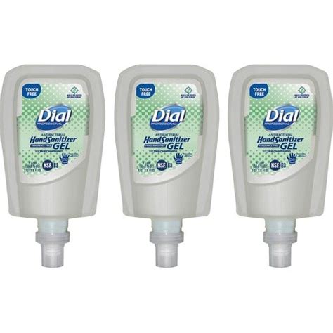 Dial FIT Fragrance-Free Gel Hand Sanitizer Refill, 1000 mL, 3 ... - eBay