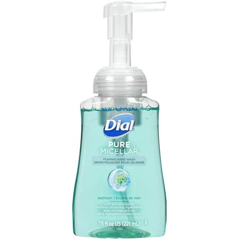 Dial Pure Micellar Foaming Hand Wash Soap Seafoam