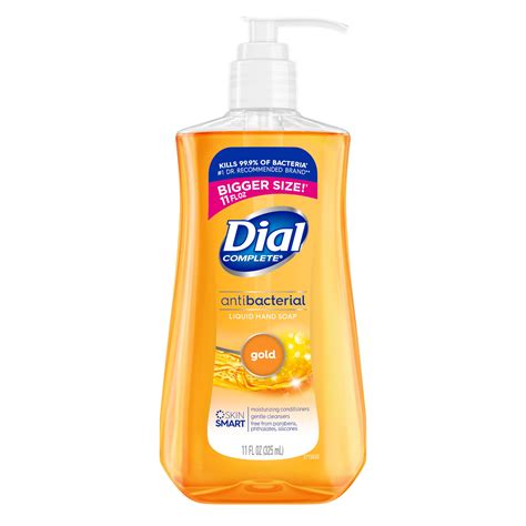 Dial anti-bacterial soap. Dial antibacterial hand soap is tough on bacteria but gentle on skin killing more than 99.9% of bacteria encountered in household settings. 