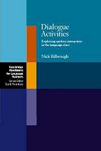Dialogue activities exploring spoken interaction in the language class cambridge handbooks for language teachers. - Company law textbook 5th edn by saharay h k.