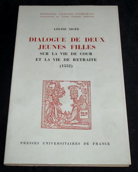 Dialogue de deux jeunes filles sur la vie de cour et la vie de retraite (1552). - Prace z zakresu ekonimiki i organizacji przedsiębiorstwa przemysłowego.