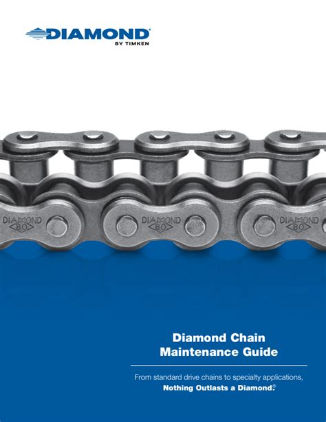 Diamond Chain Maintenance Guide - Timken Company