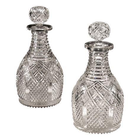 Diamond Cut Decanter - 57 For Sale on 1stDibs