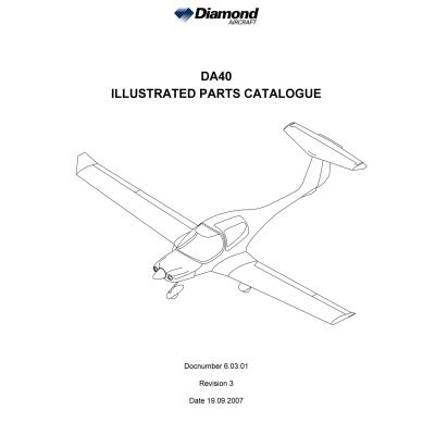 Diamond DA40 Illustrated Parts Catalogue 6.03.01