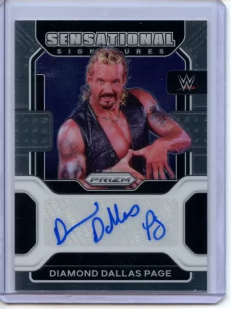 Diamond Dallas Page 2024 Panini Prizm WWE AUTO Sensational