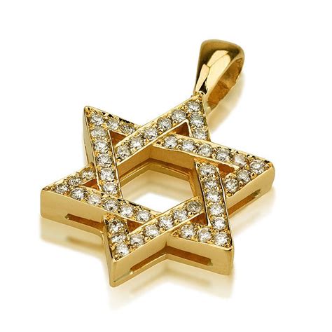 Diamond Jewish Star - Etsy