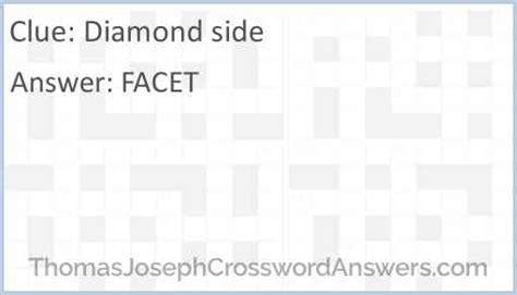 Diamond Sides Crossword Clue