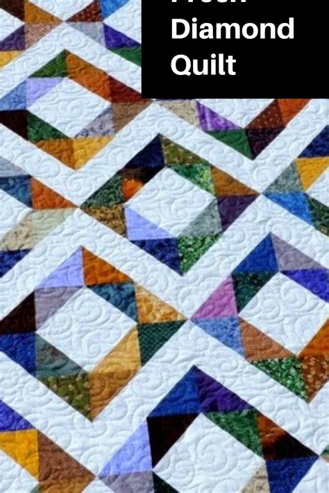 Diamond Triangle Quilt Pattern