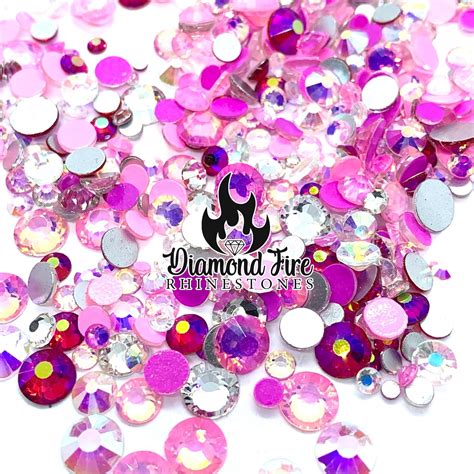 Diamond and Fire Rhinestones - Etsy