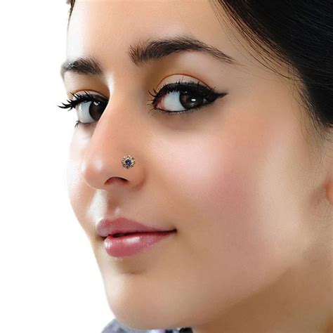 Diamond nose ring stud. GENUINE DIAMOND: This stunning white gold nose stud features a 1.5mm hand set SI1-SI2 clarity and G-H color diamond made to last a lifetime. We use only … 