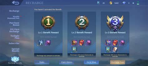 Diamond rewards for ml.  By completing tasks such as skin and skill quiz...