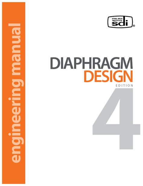 Diaphragm design manual steel deck institute. - Singer sewing machine 1130 ar repair manuals.