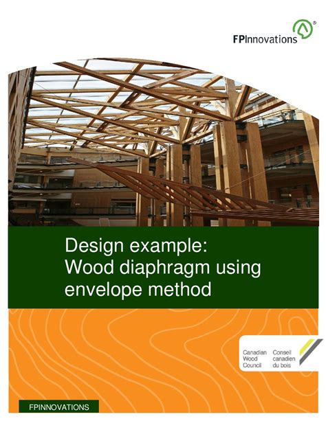 Diaphragms Properties - The Canadian Wood Council - CWC