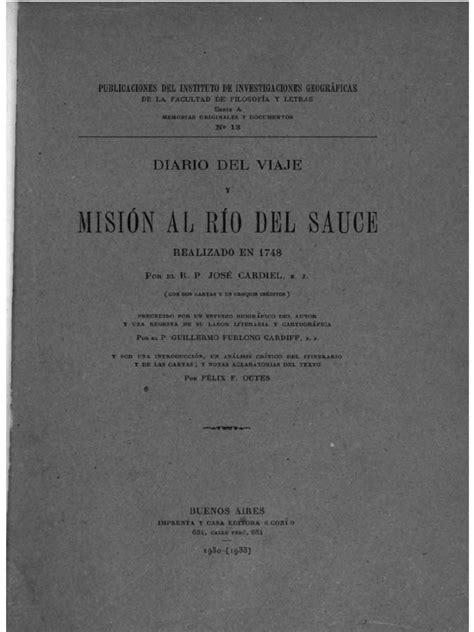 Diario del viaje y misión al río del sauce realizado en 1748. - Macchina da cucire singer 750 manuale.